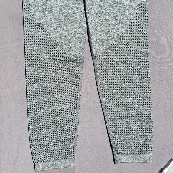 Seamless Leggings Smile Contour High Waist Workout Gym Yoga Pants Gray - Picture 7 of 8